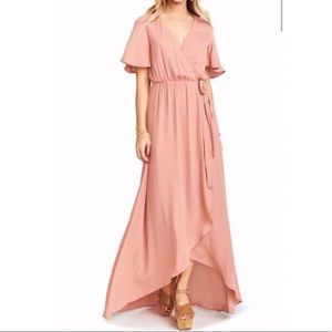 Show Me Your MuMu Pink High Low Dress